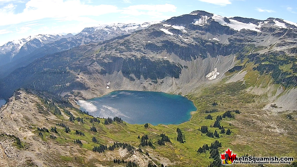 Cirque Lake Mt Callaghan Aerial