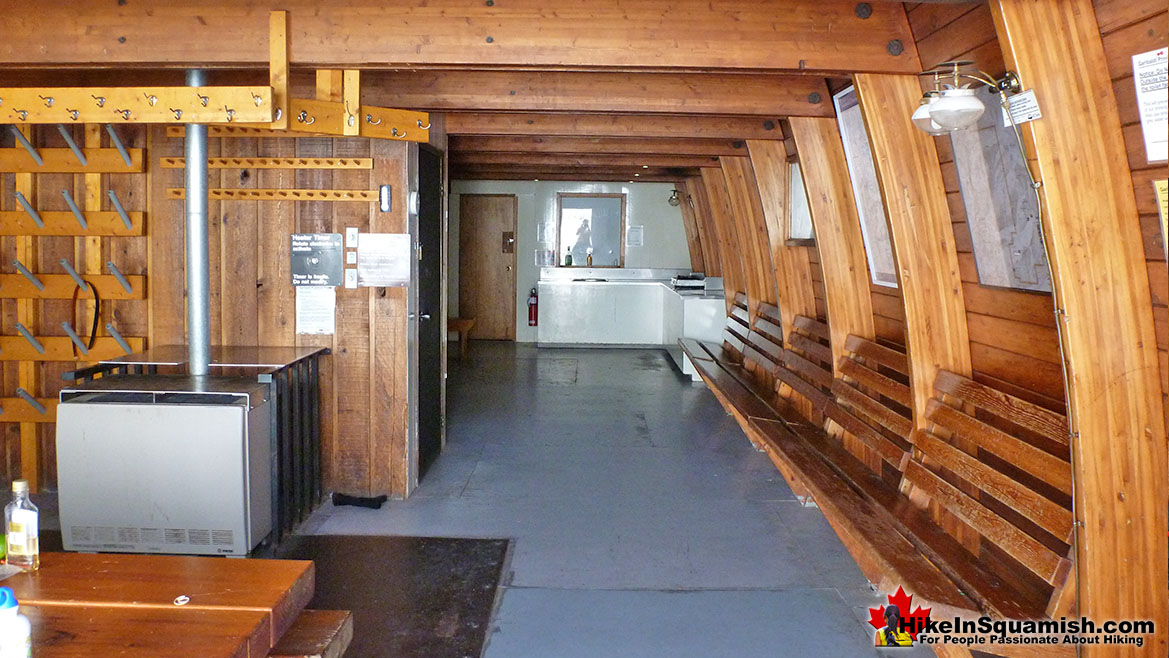 Elfin Lakes Hut Inside