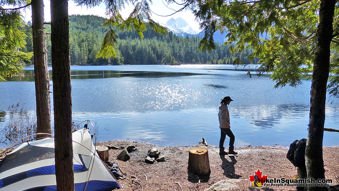 Levette Lake Campsite View