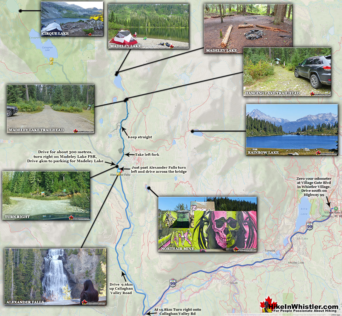 Madeley Lake Directions Map v3